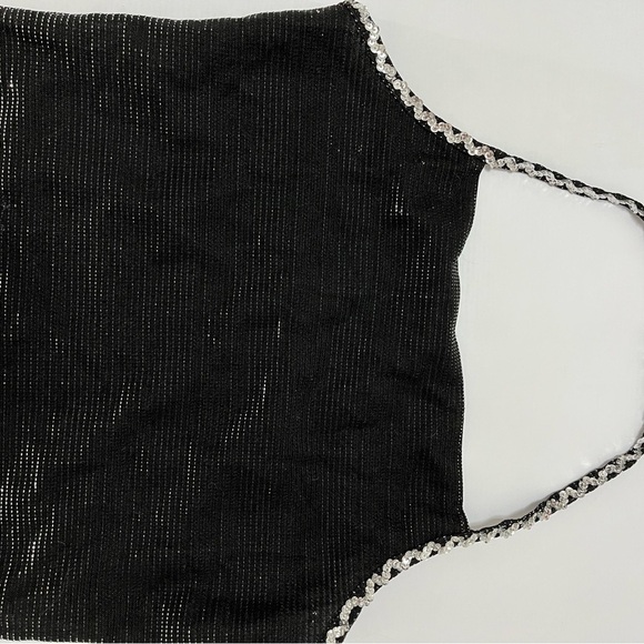 United Colors of Benetton - sequin halter crop top - size small - Picture 4 of 10